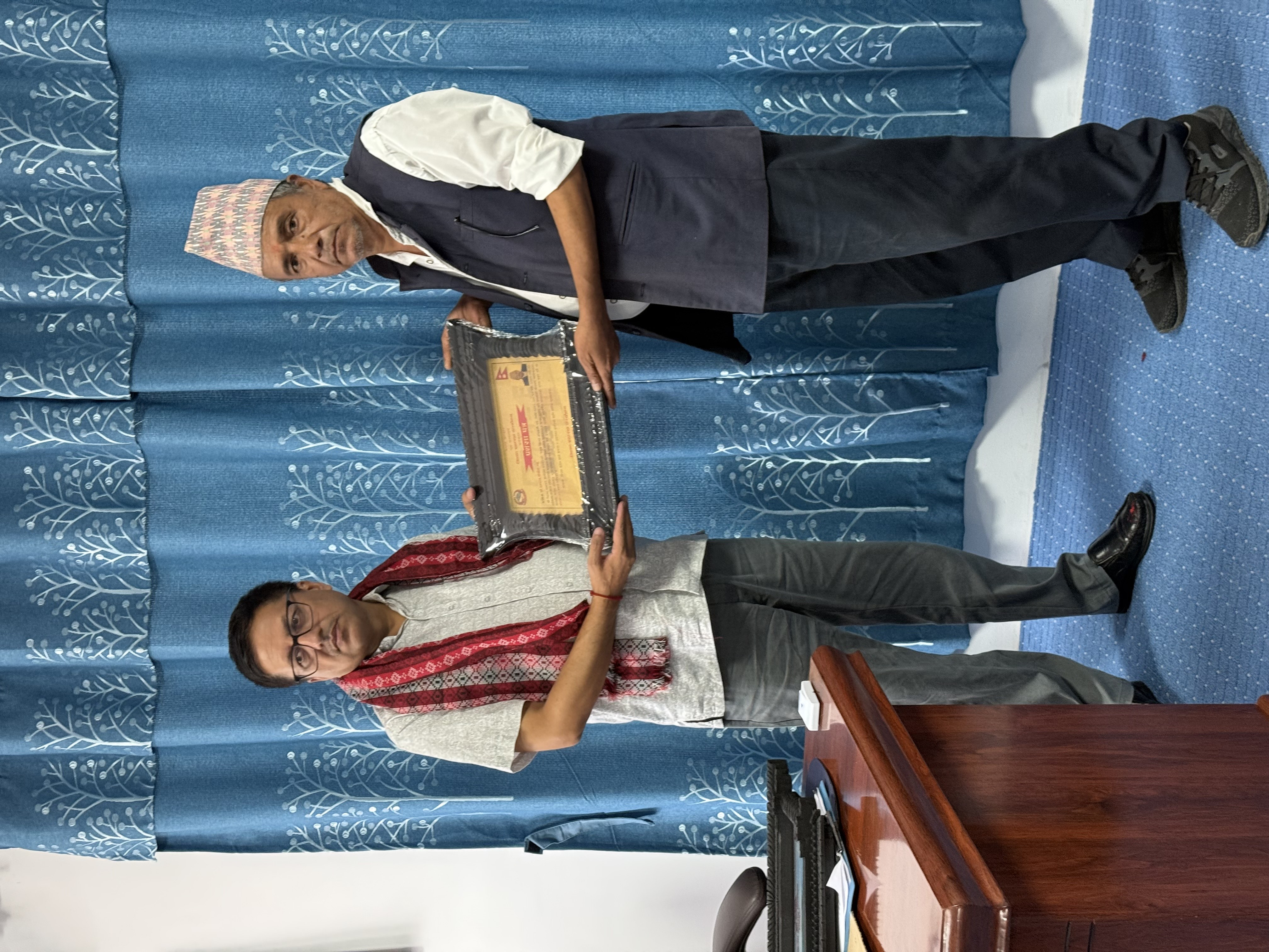 प्रमुख जिल्ला अधिकारी श्री टुवराज पोख्रेलज्यूको फेरी भेटौला कार्यक्रम ।