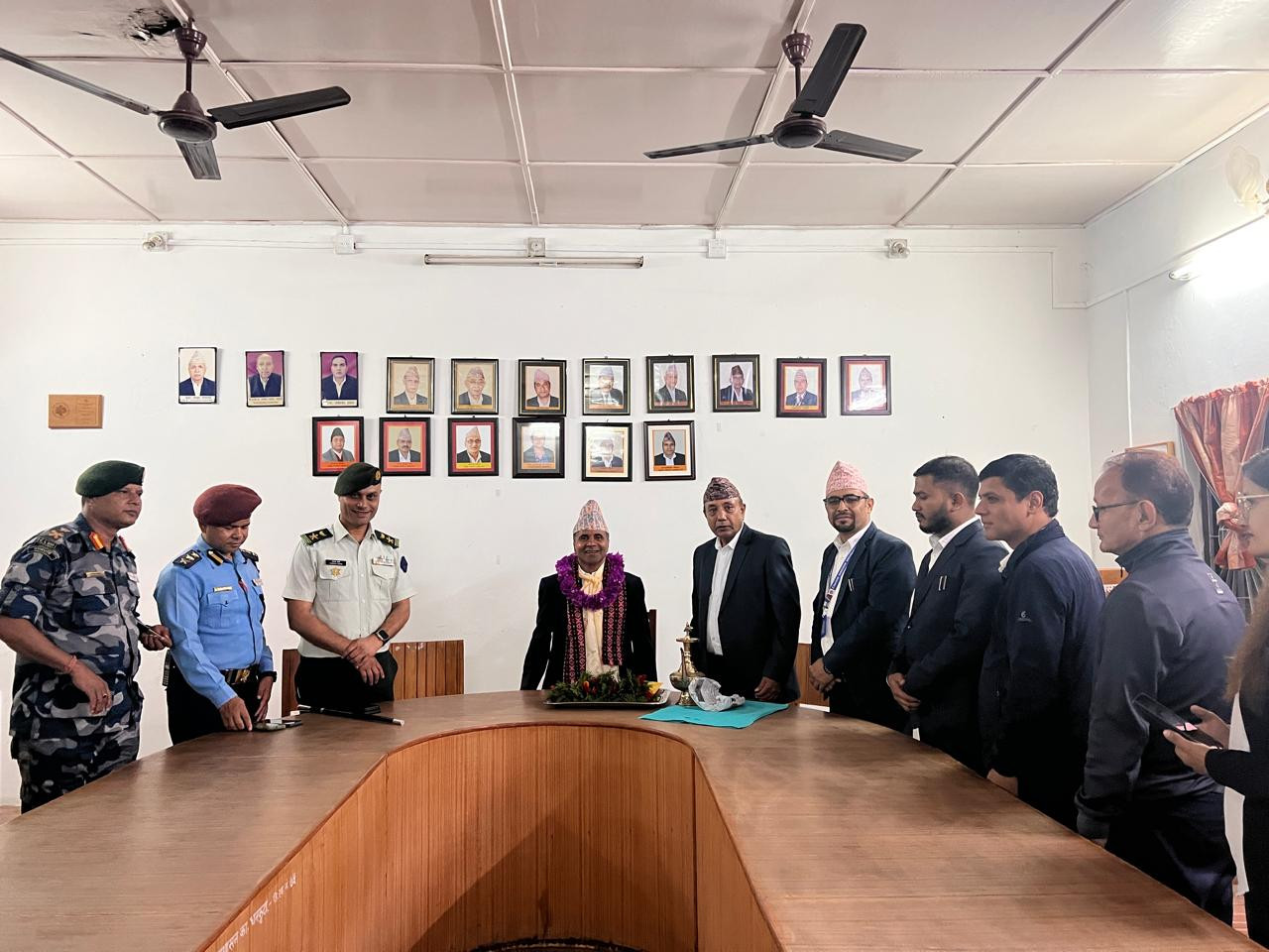 प्रमुख जिल्ला अधिकारी श्री पुण्यविक्रम पौडेलज्यूको विदाई कार्यक्रम ।